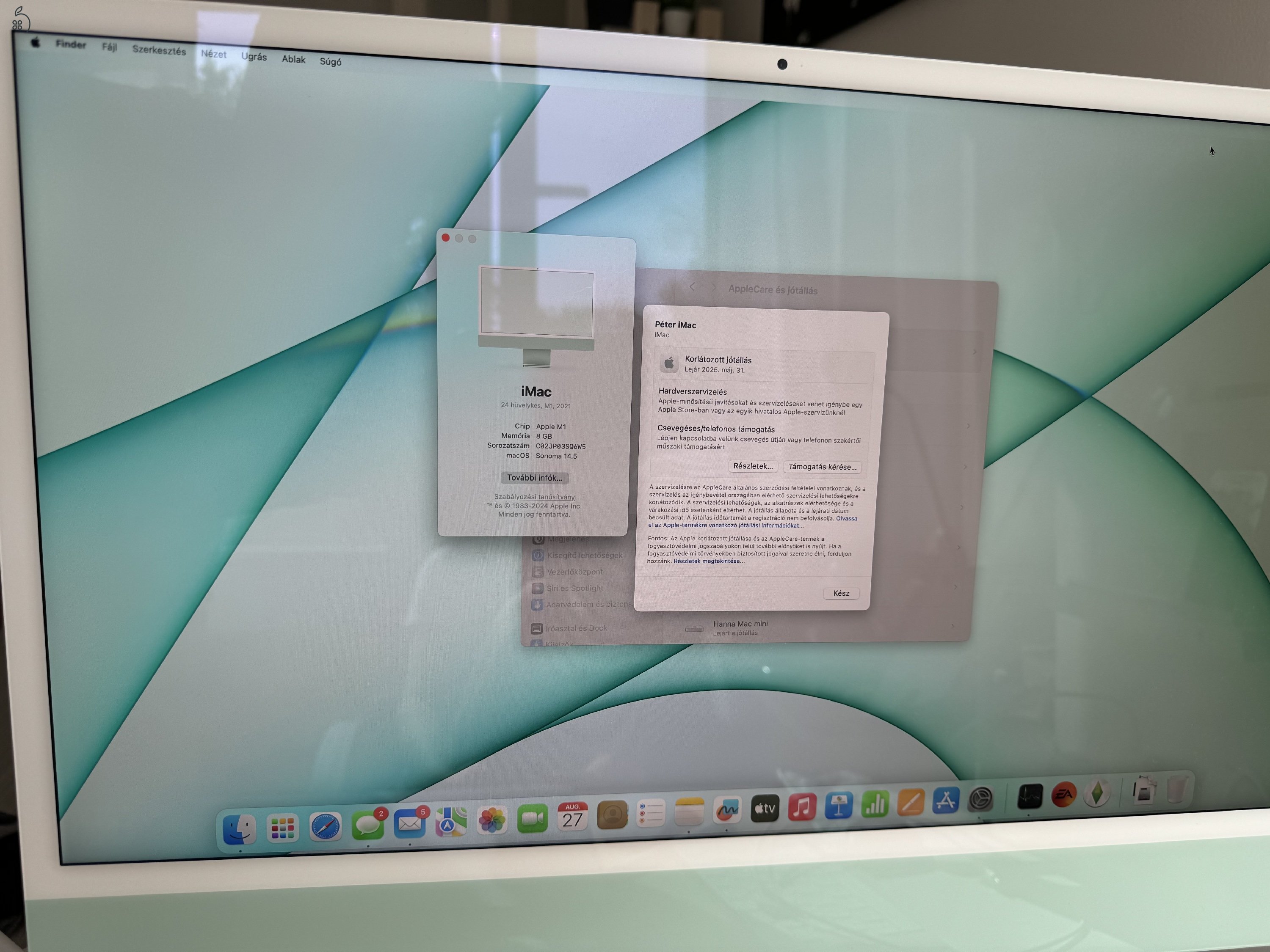 IMac 24”, touch ID, garancia