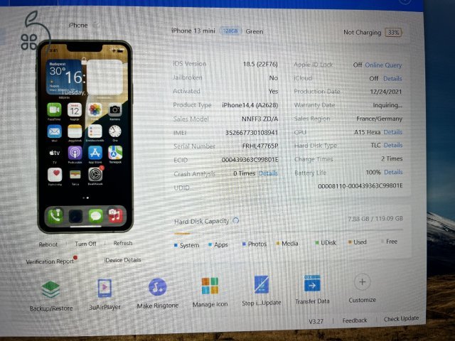 iPhone 13 Mini 128GB Új!
