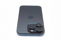 !! 1 ÉV GARANCIA !! Apple iPhone 15 Pro 128 GB Blue Titanium 90%