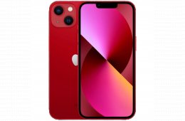 !! 1 ÉV GARANCIA !! Apple iPhone 13 256 GB PRODUCT RED 100%