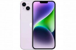 !! 1 ÉV GARANCIA !! Apple iPhone 14 128 GB Purple 100%