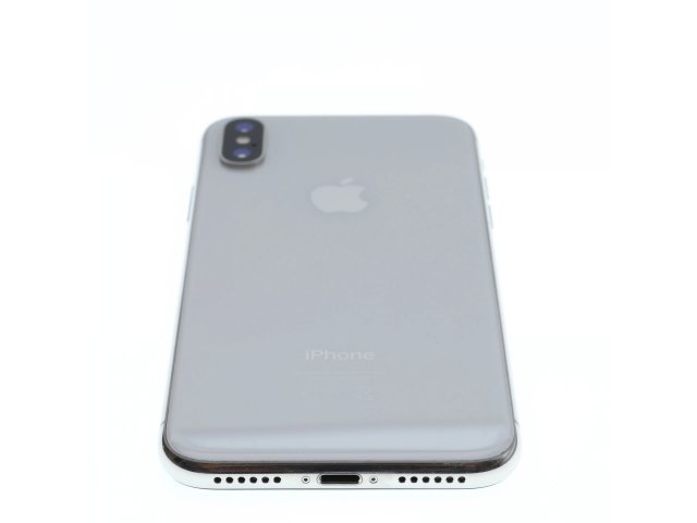 Apple iPhone X 64 GB Silver 100%