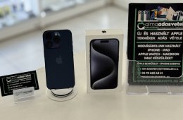 iPhone 15 Pro 128GB Kék Vodafone Újszerű/1-3 hónap gar./Akku 96%/p4413