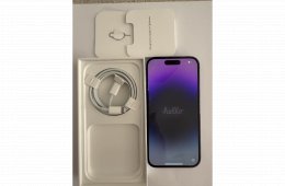 Apple iPhone PRO 14 256GB karc mentes 94% akku sötét szürke eladó