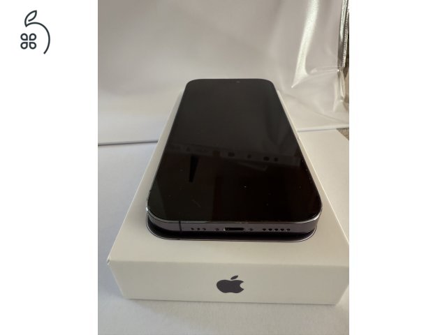 Apple iPhone PRO 14 256GB karc mentes 94% akku sötét szürke eladó