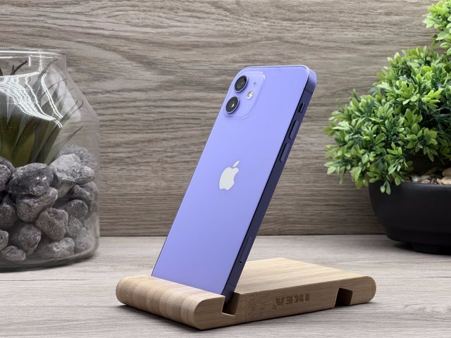 Hibátlan iPhone 12 Purple 64GB 2 ÉV Garanciával Számlával Aksi 100%