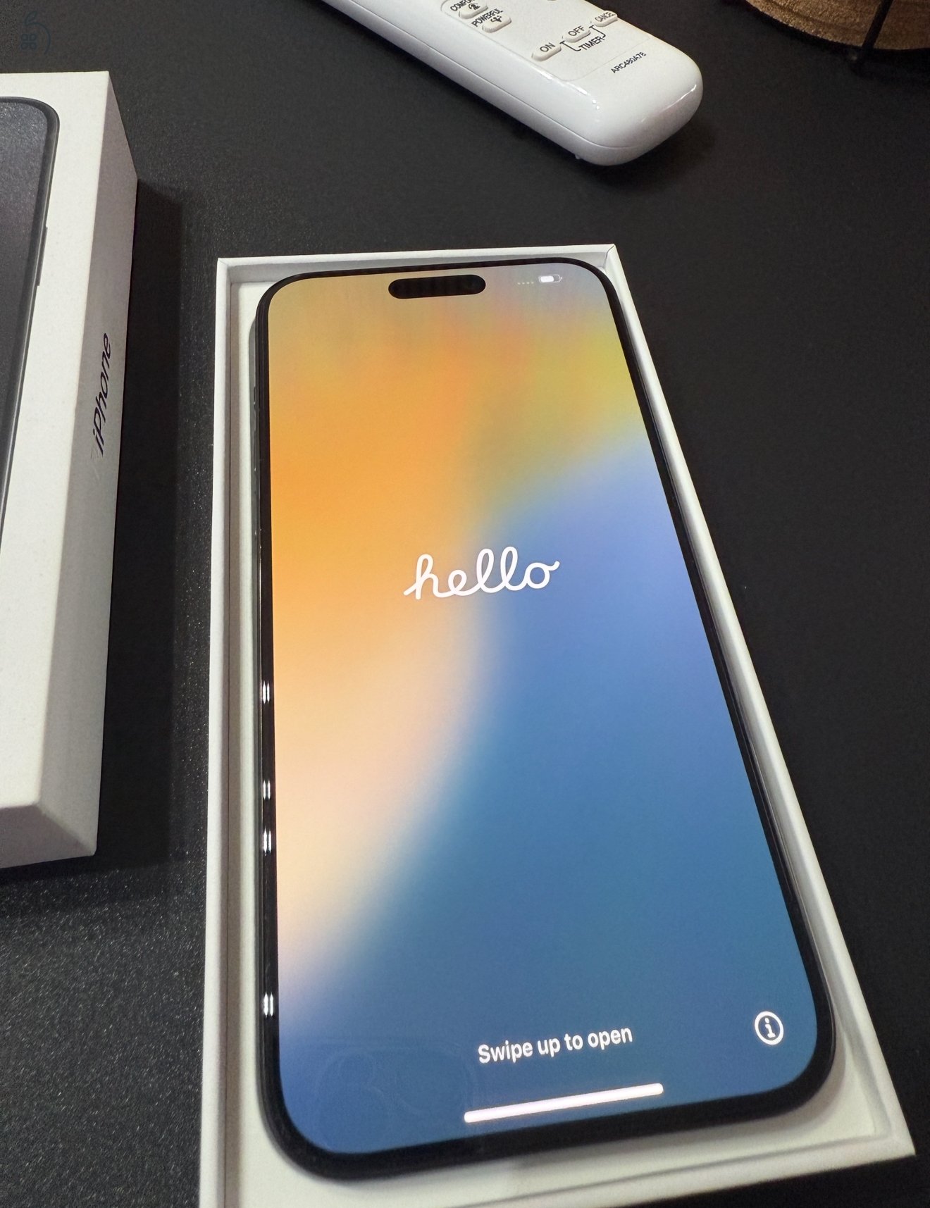 iPhone 15 Pro Max 256GB éjfekete, hibátlan állapotú, garanciális