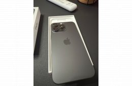 iPhone 15 Pro Max 256GB éjfekete, hibátlan állapotú, garanciális