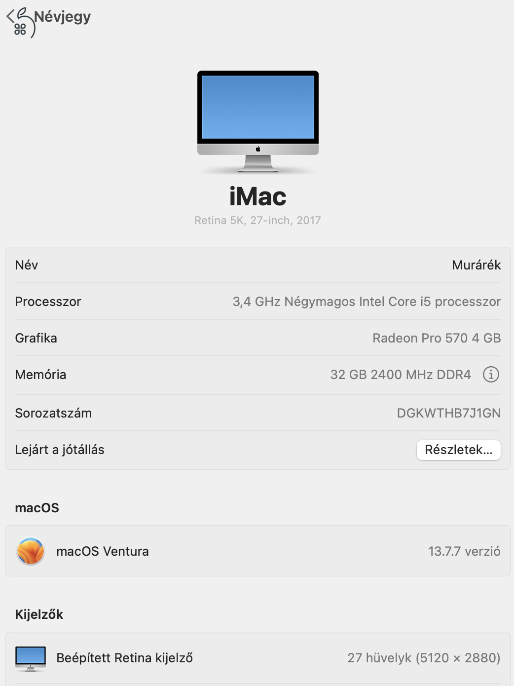 iMac 27