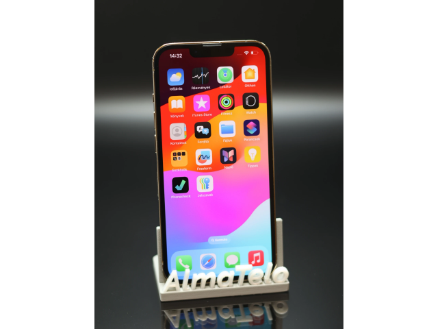 Apple iPhone 13 Pro 256 GB Gold 100% akku - 12 HÓ GARANCIA