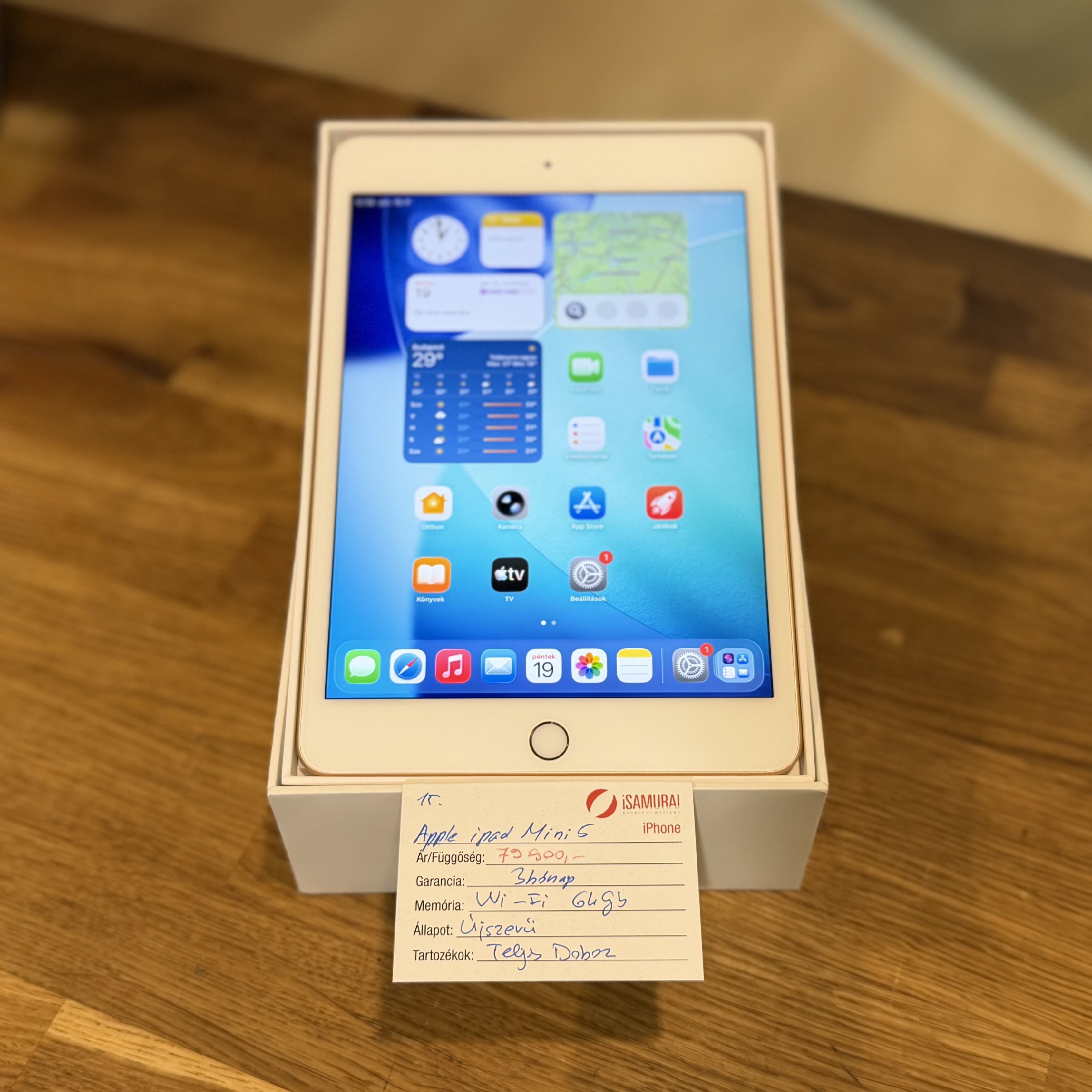 Apple iPad Mini 5 - 64 GB - WiFi - Rosegold (15.)
