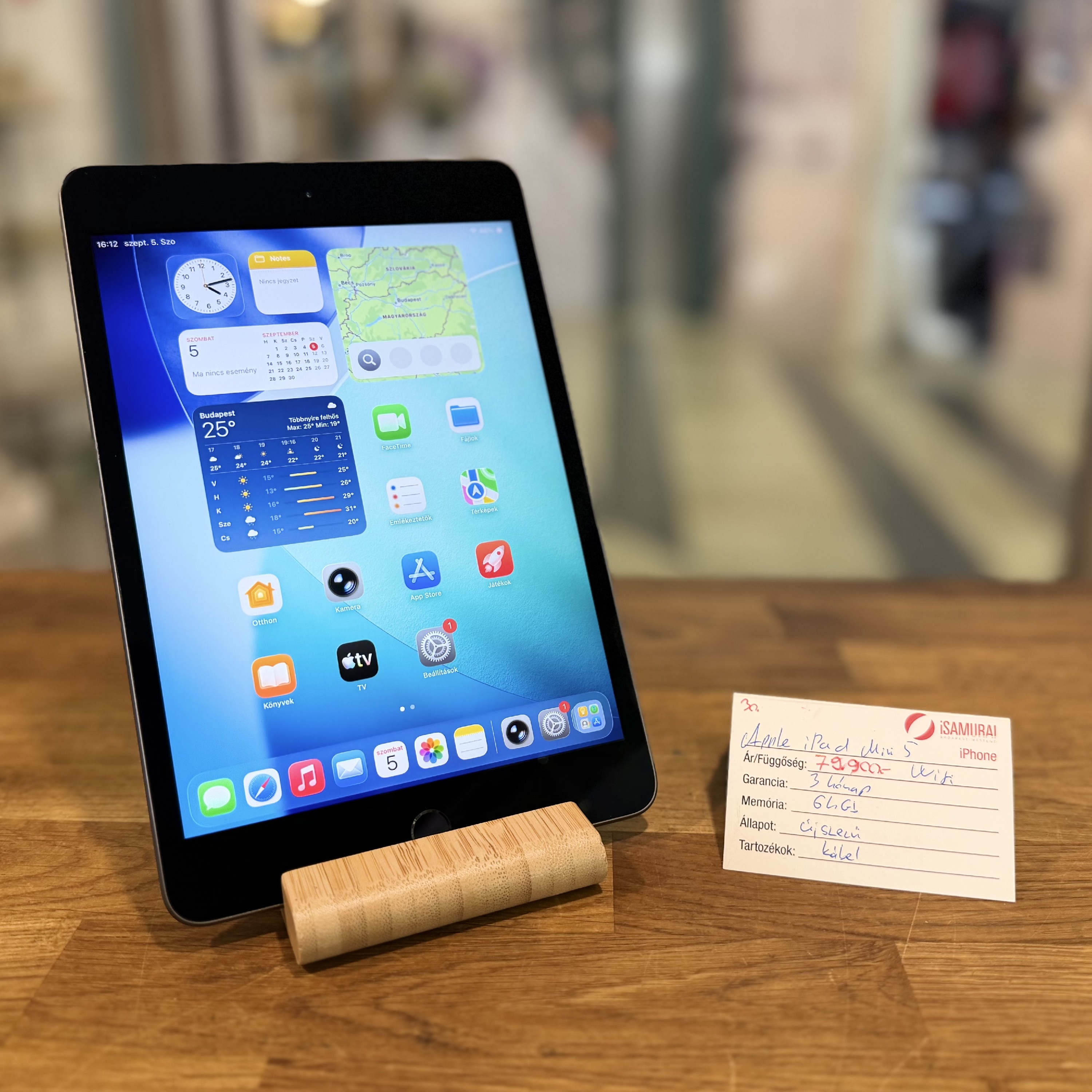 Apple iPad Mini 5 - 64 GB - WiFi - Asztroszürke (15.)