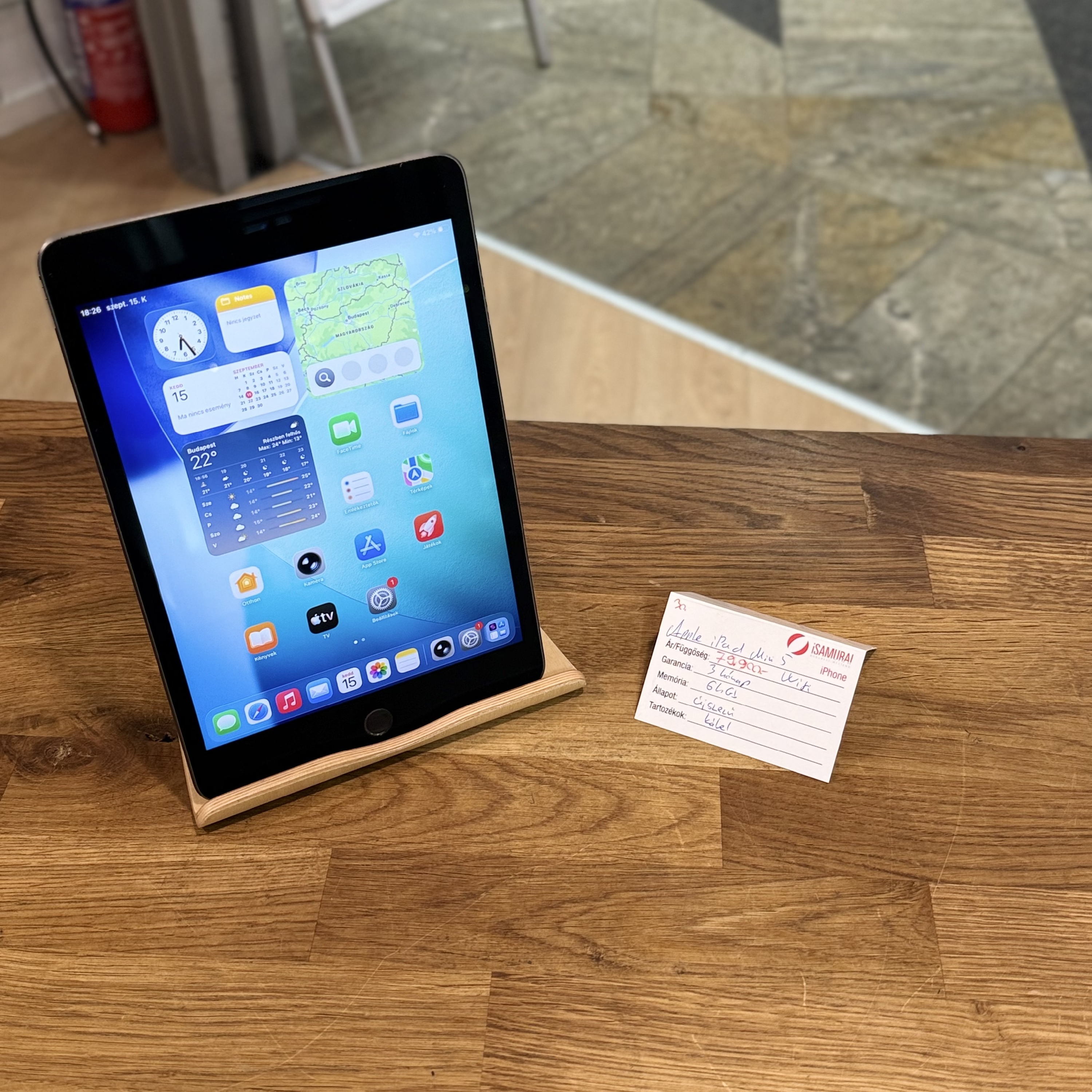 Apple iPad Mini 5 - 64 GB - WiFi - Asztroszürke (30.)