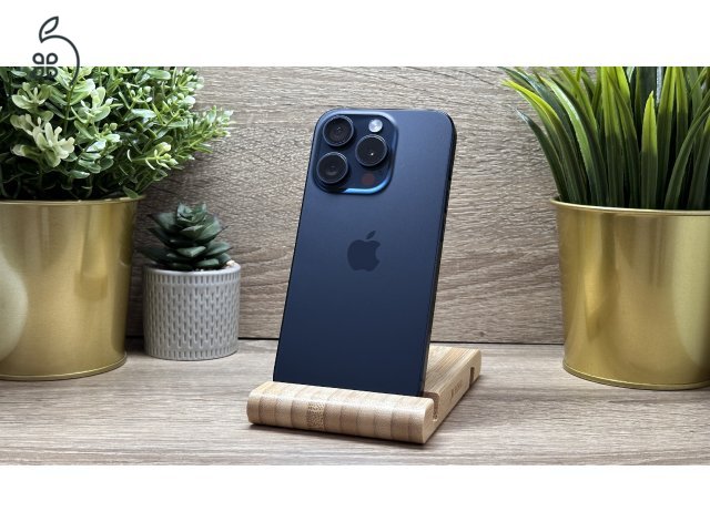iPhone 15 Pro 512GB Kék, Független - Garancia, Számla