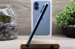 Hibátlan iPhone 16 Plus Teal 128GB 2 ÉV Garanciával Számlával Aksi 100%