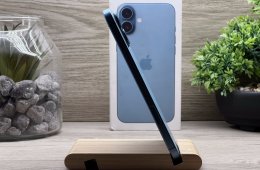 Hibátlan iPhone 16 Plus Teal 128GB 2 ÉV Garanciával Számlával Aksi 100%