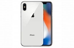 !! 1 ÉV GARANCIA !! Apple iPhone X 256 GB Silver 100%