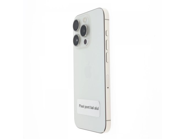 !! 1 ÉV GARANCIA !! Apple iPhone 15 Pro 128 GB White Titanium 89%