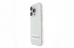 !! 1 ÉV GARANCIA !! Apple iPhone 15 Pro 128 GB White Titanium 89%