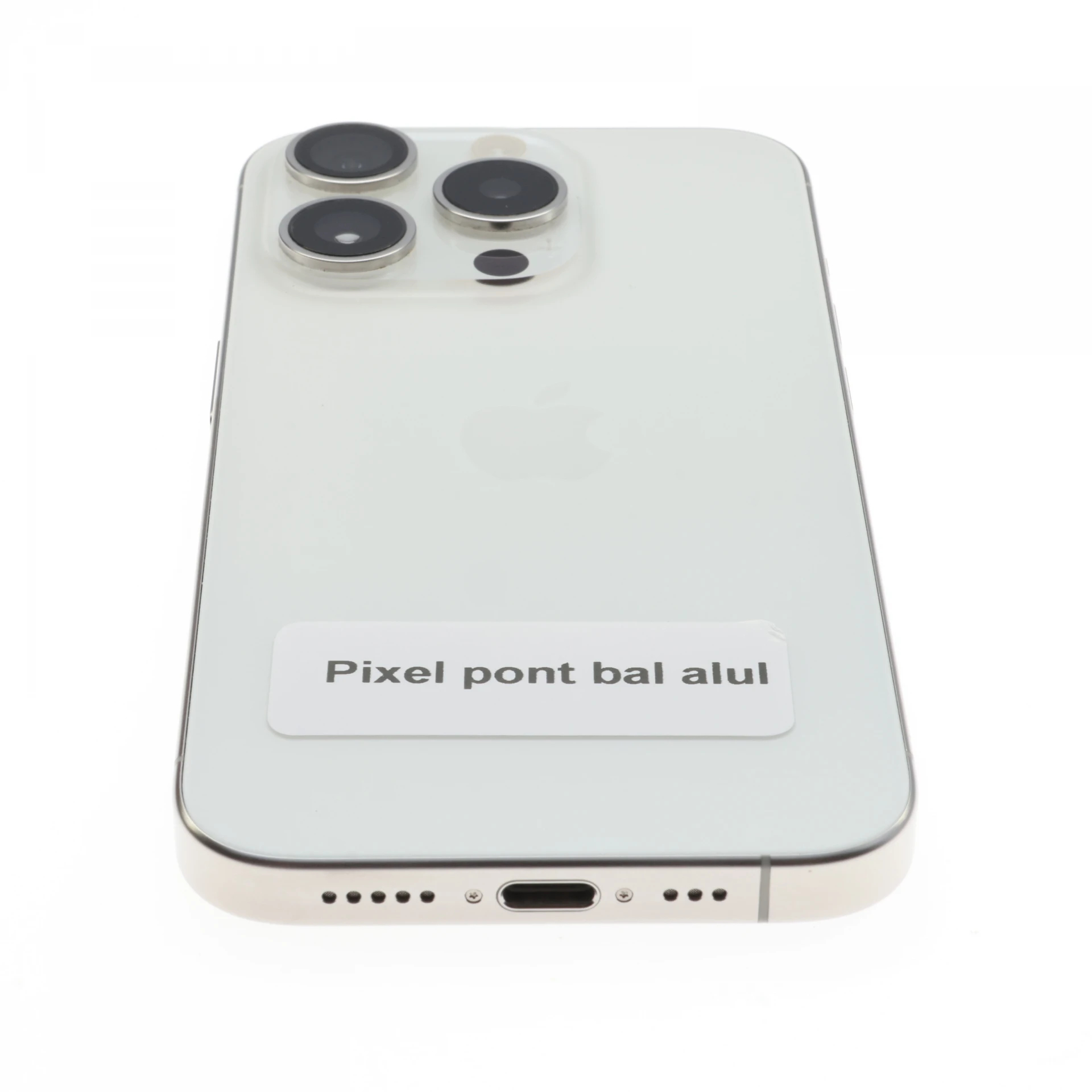 !! 1 ÉV GARANCIA !! Apple iPhone 15 Pro 128 GB White Titanium 89%