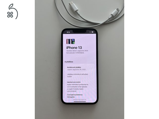 iPhone 13 128GB Apple garancia: 2025.08.26.-ig!