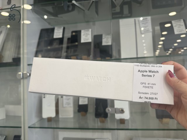 Apple Watch Series 7 41mm fekete garanciával (27/27) iSzerelés.hu