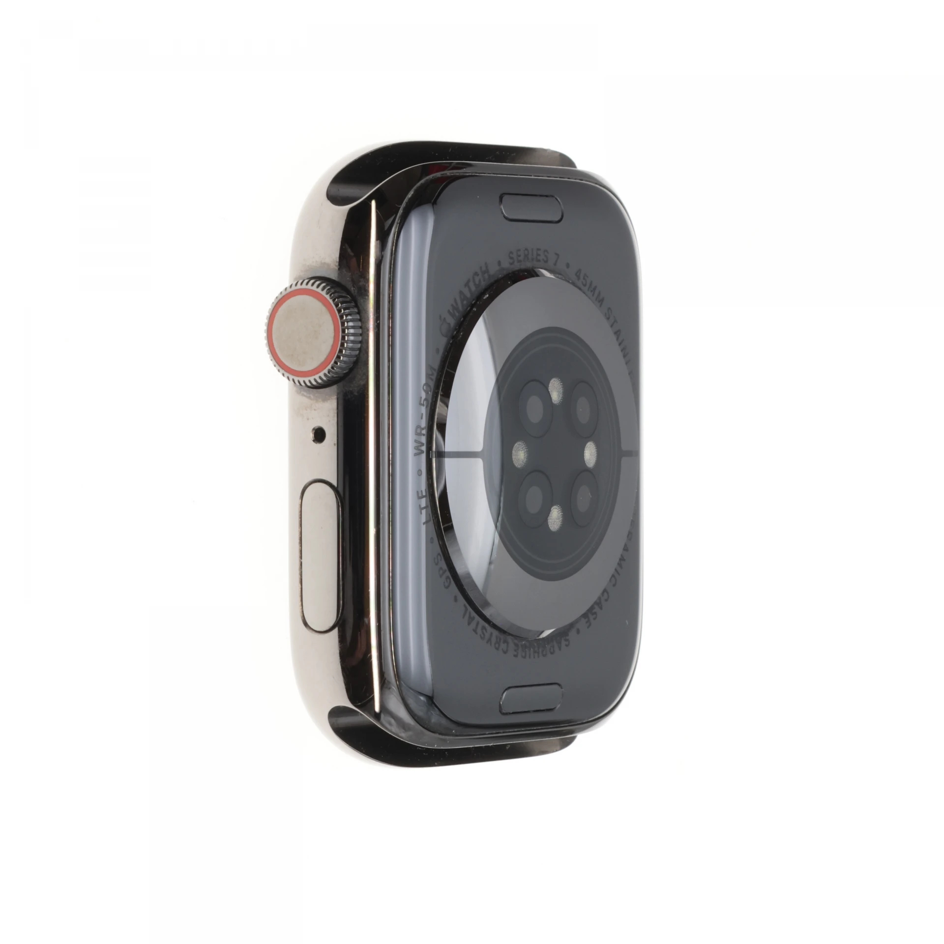 !! 1 ÉV GARANCIA !! Apple Watch Series 7 45mm Graphite ST 80% Wifi+Cell