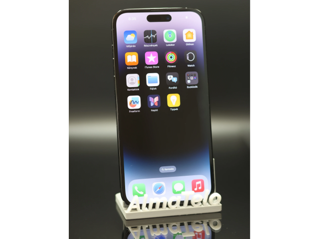 Apple iPhone 14 Pro Max 128 GB Space Black 100% akku - 12 HÓ GARANCIA