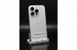 Apple iPhone 15 Pro 128 GB White Titanium 89% akku - 12 HÓ GARANCIA