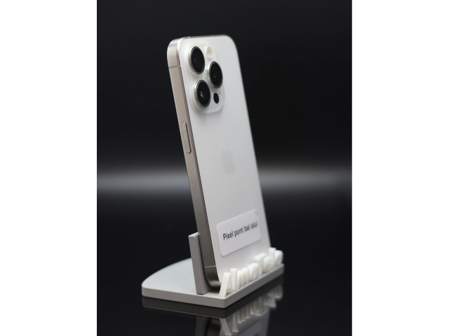 Apple iPhone 15 Pro 128 GB White Titanium 89% akku - 12 HÓ GARANCIA