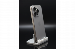 Apple iPhone 15 Pro 128 GB Natural Titanium 90% akku - 12 HÓ GARANCIA