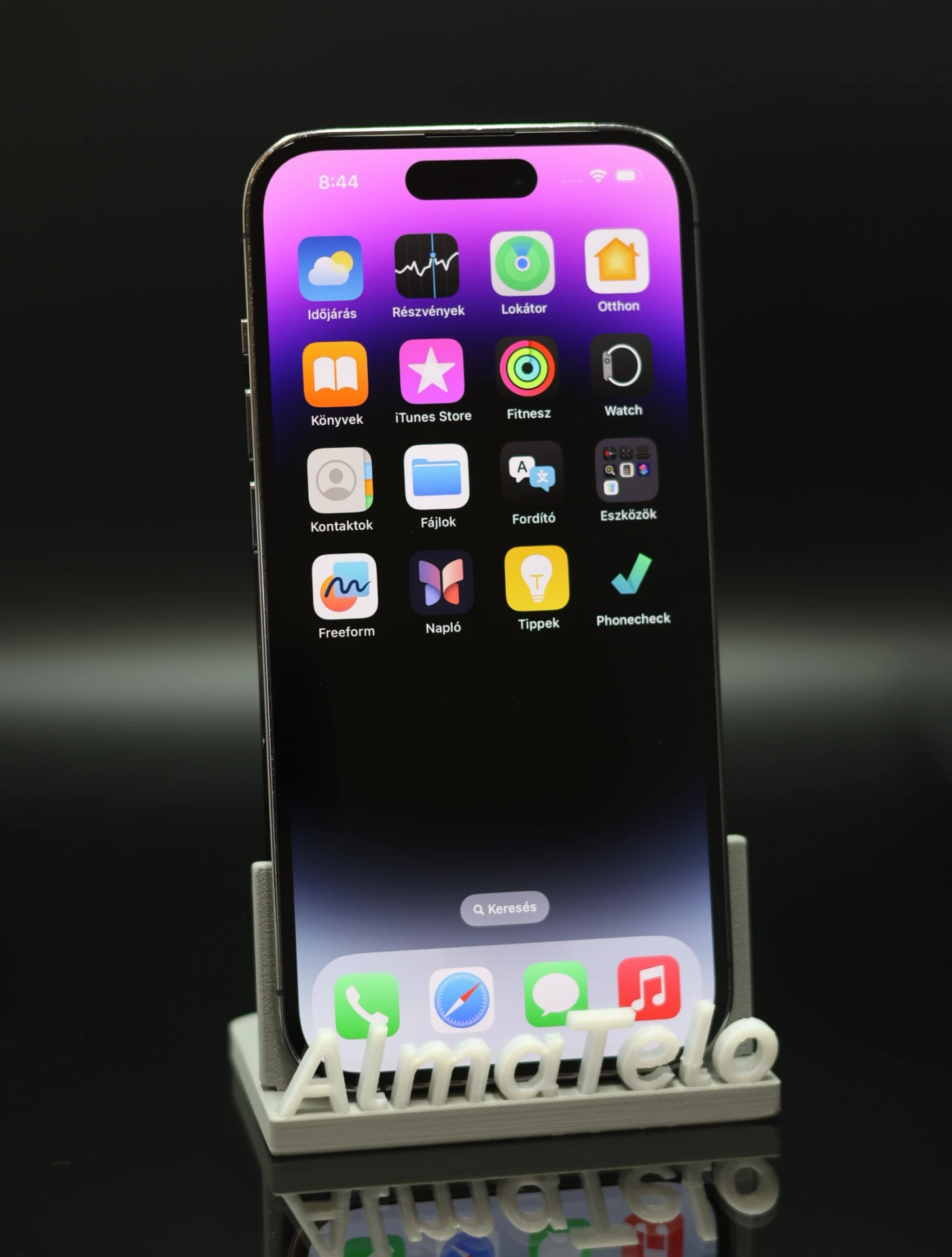 Apple iPhone 14 Pro 128 GB Deep Purple 100% akku - 12 HÓ GARANCIA