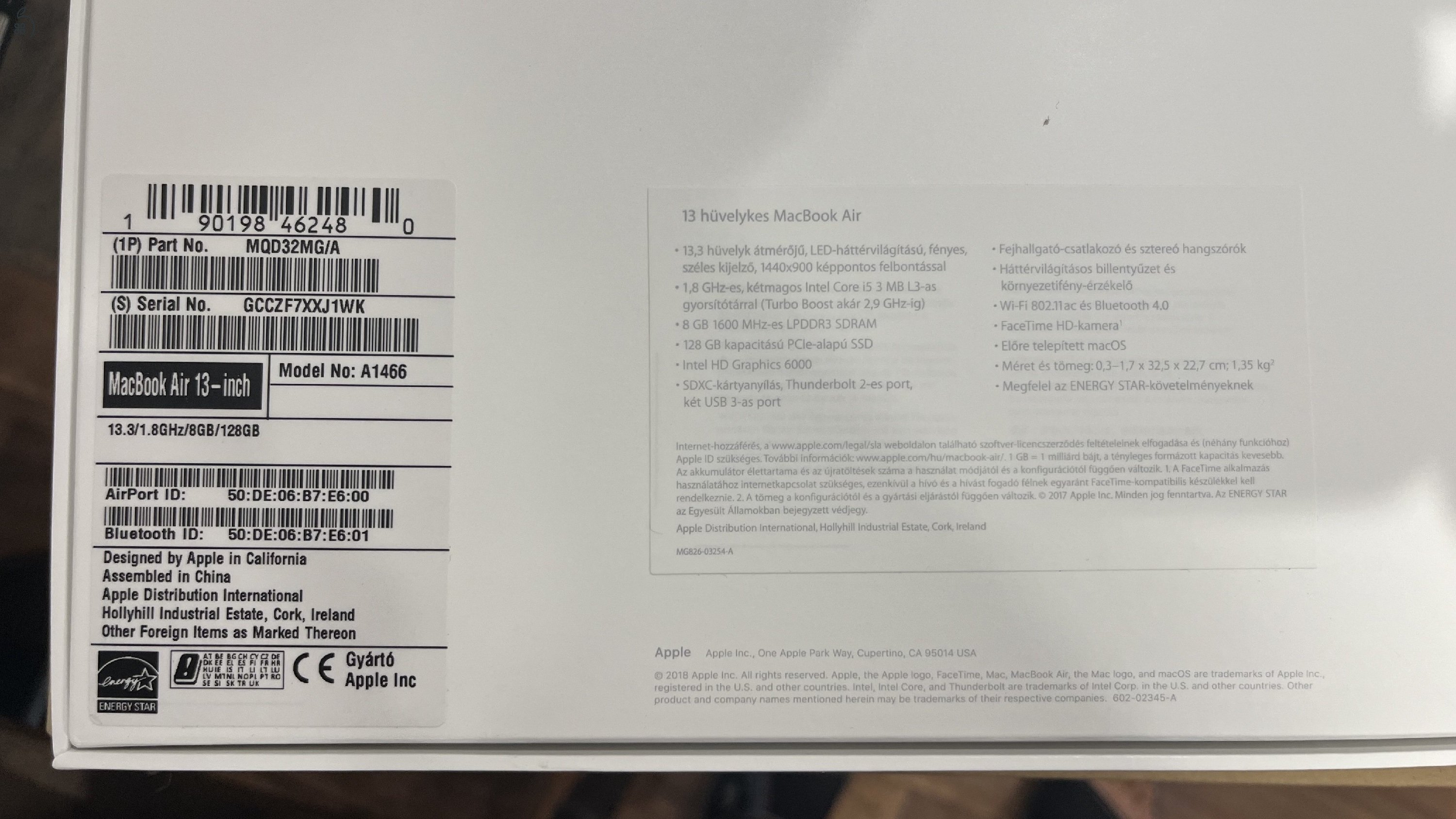 Megkímélt MacBook Air