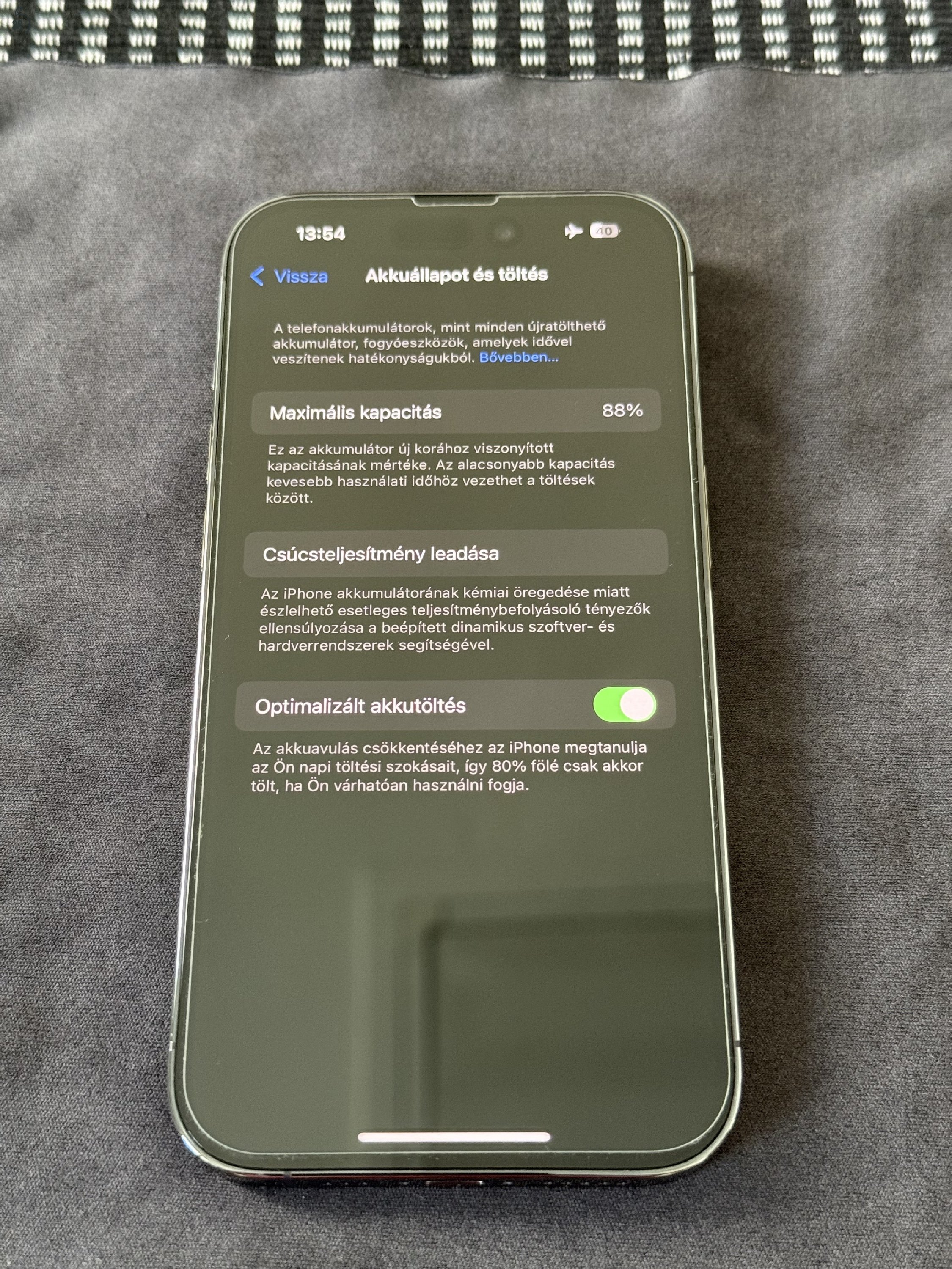 iPhone 14 Pro 128 GB - Garanciával és Apple Earpods fülhallgatóval