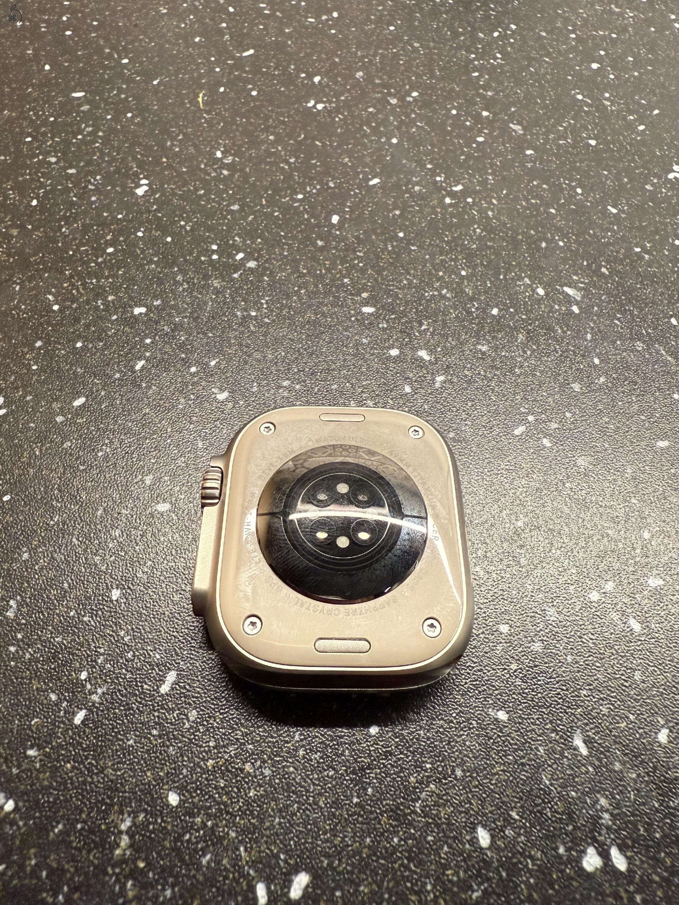 Apple Watch Ultra GPS + Cellular 49mm Natural Titanium eredeti dobozzal