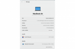MacBook Air 2020 13” i3 256 GB SSD 8 GB RAM Silver