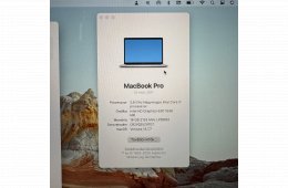 Eladó MacBook Pro 15,”4-inch töltővel, magyar billentyű (2017, Intel Core i7, 16GB RAM, 256GB SSD, Ezüst, Touch Bar + Touch ID)
