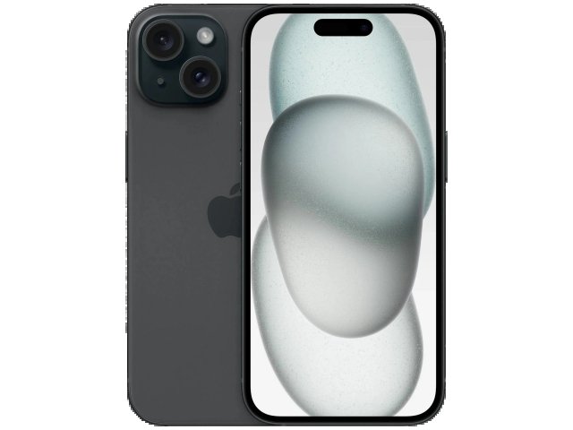 !! 1 ÉV GARANCIA !! Apple iPhone 15 128 GB Black 100%