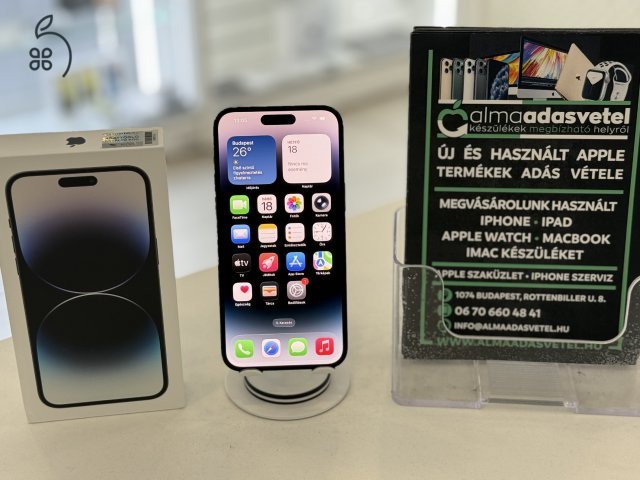 iPhone 14 Pro Max 128GB Független/1-3 hónap gar./Akku 85%/p4417