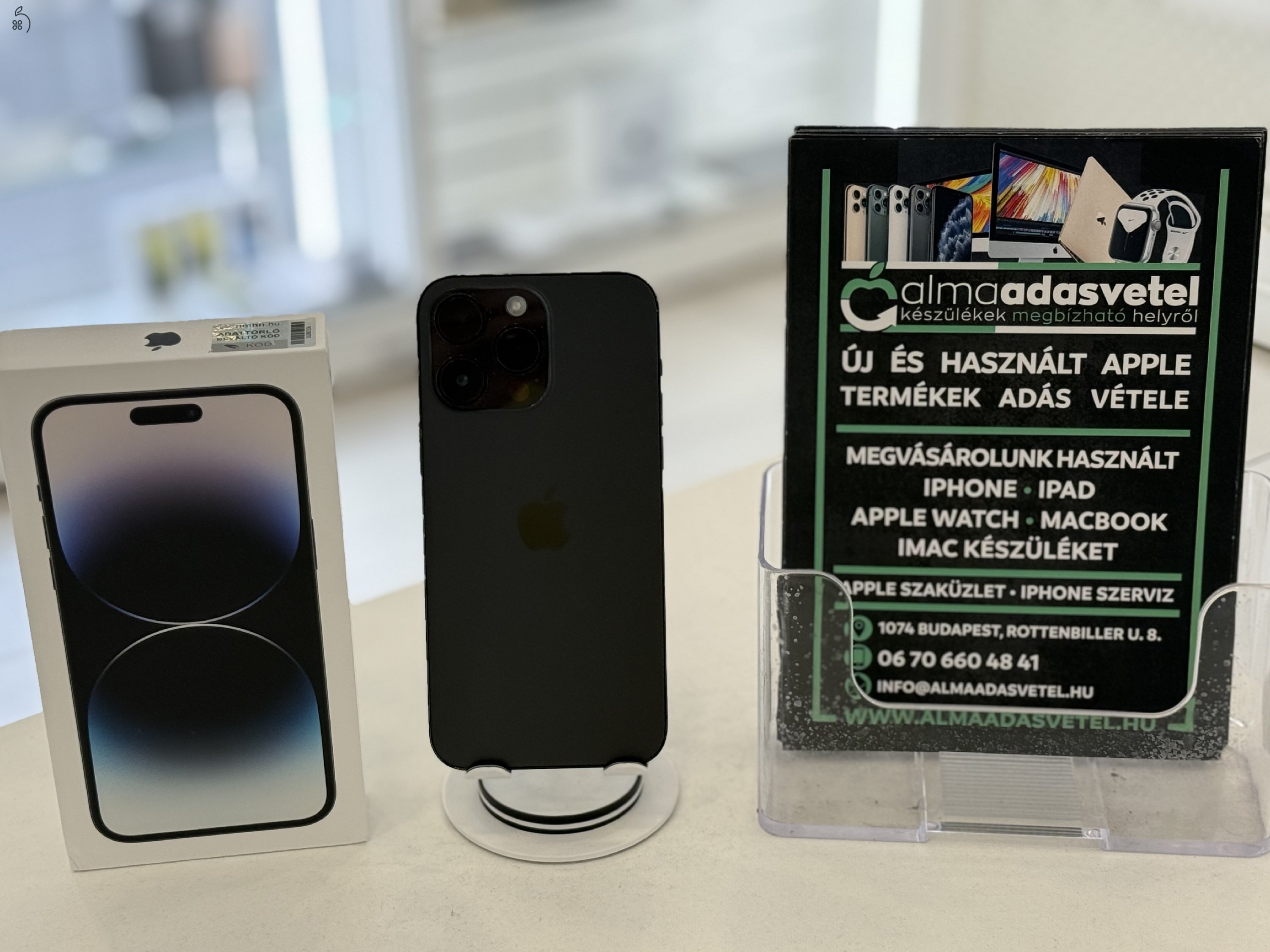 iPhone 14 Pro Max 128GB Független/1-3 hónap gar./Akku 85%/p4417
