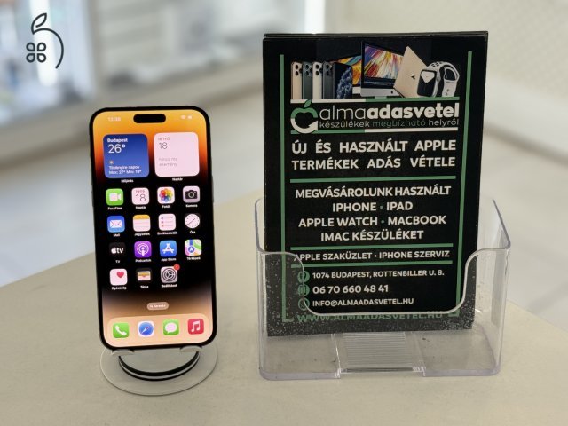iPhone 14 Pro Max 128GB Független/1-3 hónap gar./Akku 86%/p4418