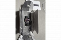 Apple Watch Ultra 2 GPS + Cellular, 49 mm-es titántok, kék-fekete Terep pánt – M/L + Ajándék Nomad szíj