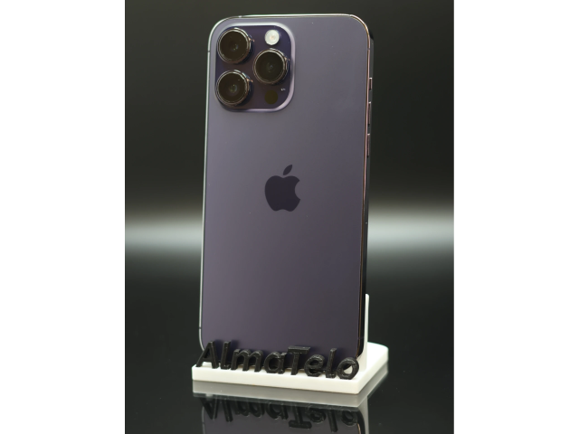 Apple iPhone 14 Pro Max 128 GB Deep Purple 100% akku - 12 HÓ GARANCIA