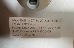 Három darab iMac 27