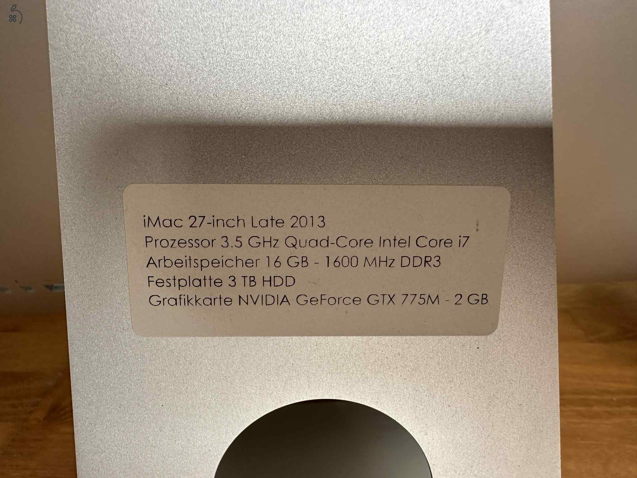 Három darab iMac 27
