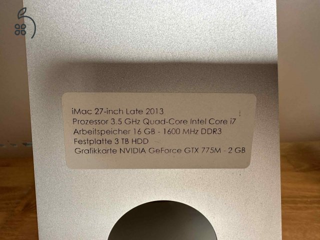 Három darab iMac 27
