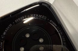 Apple Watch Hermes  7 45 mm rozsdamentes acél, ezüst tok, eredeti csomagolás 
