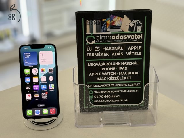 iPhone 14 128GB Független Újszerű/1-3 hónap gar./Akku 83%/p4423
