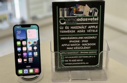 iPhone 14 128GB Független Újszerű/1-3 hónap gar./Akku 83%/p4423