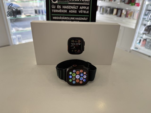 Apple Watch Ultra 49mm Black Újszerű/2028.05.10. Gar./Akku 100%/p4424